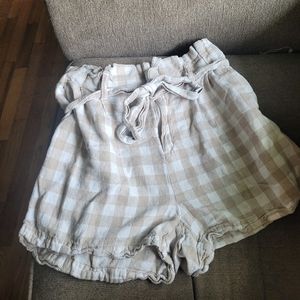 Plaid shorts